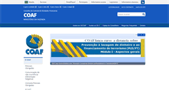 Desktop Screenshot of coaf.fazenda.gov.br